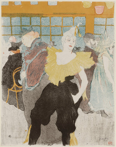 The Clowness at the Moulin Rouge, 1897 -  Henri de Toulouse Lautrec - McGaw Graphics