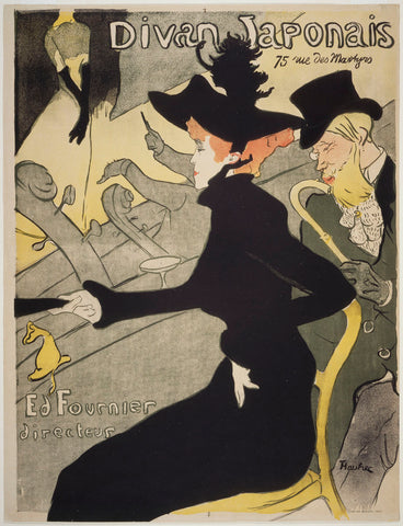 Divan Japonais, 1893 -  Henri de Toulouse Lautrec - McGaw Graphics