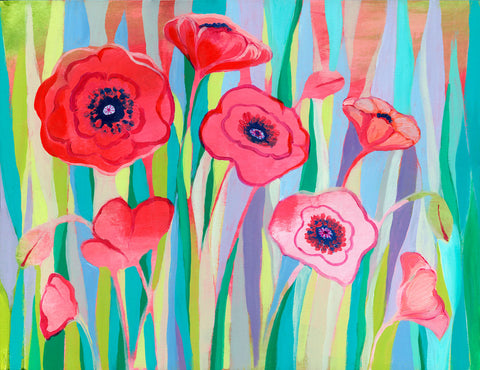 Groovy Poppies -  Jennifer Lommers - McGaw Graphics