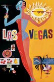 Las Vegas -  Vintage Poster - McGaw Graphics