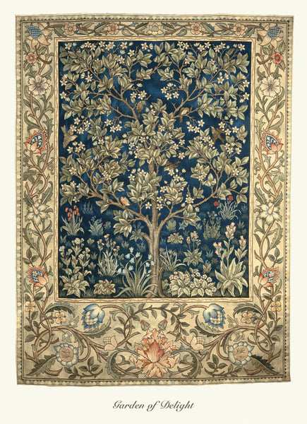 Sass & Belle Midnight Garden Set di 4 sottobicchieri in gres porcellanato William Morris Arts & Crafts Style Sass & Belle Midnight Garden Set di 4 sottobicchieri in gres porcellanato William Morris Arts & Crafts Style