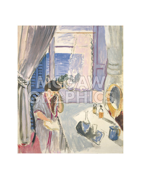 Henri Matisse、INTERIEUR A NICE、画集画、新品額装付 ☆額縁付アートポスター☆アンリ・マティス（マチス）☆Matisse