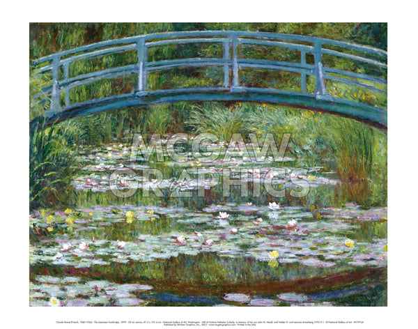 美品　Claude Monet 【arched bridge】 At Sotheby's, $27.6 M. Monet Leads Low-Key $209 M. Imp-Mod Sale