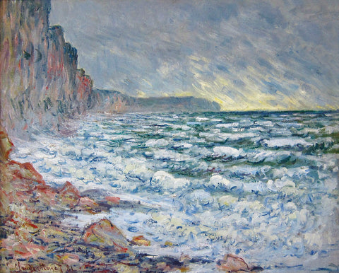 Fécamp, bord de mer, 1881 -  Claude Monet - McGaw Graphics