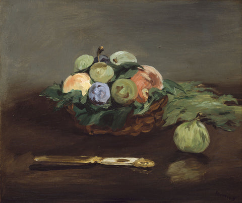 Basket of Fruit, about 1864 -  Edouard Manet - McGaw Graphics