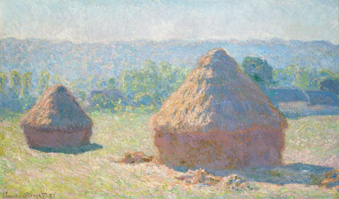 Haystacks, End of Summer, 1891 -  Claude Monet - McGaw Graphics
