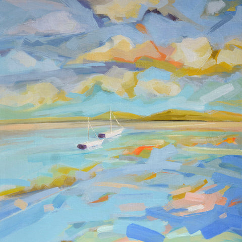 Seascape Triptych (left) -  Kim McAninch - McGaw Graphics