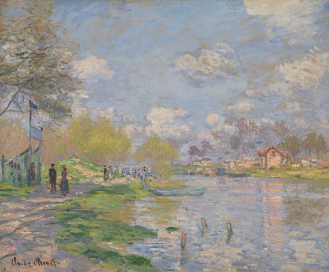 Spring by the Seine, 1875 -  Claude Monet - McGaw Graphics