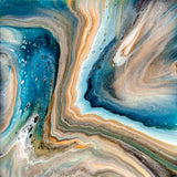 Blue Agate Geode -  Ocllo Mason - McGaw Graphics