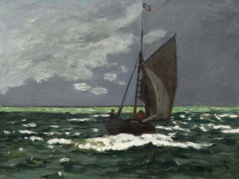 Seascape, Storm, 1866 -  Claude Monet - McGaw Graphics