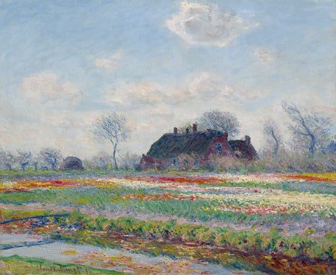 Tulip Fields at Sassenheim, 1886 -  Claude Monet - McGaw Graphics