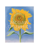 Sunflower, New Mexico, 1935 -  Georgia O'Keeffe - McGaw Graphics