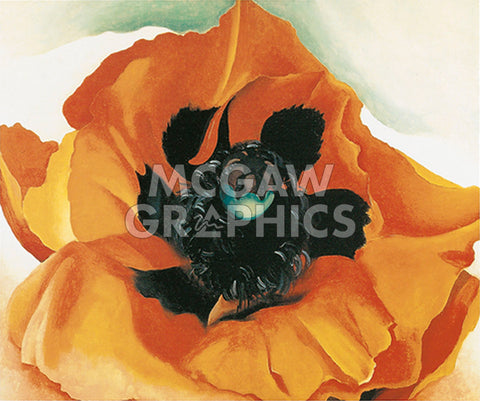 Poppy, 1927 -  Georgia O'Keeffe - McGaw Graphics