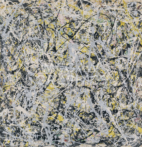 POLLOCK、No 151948:RedGrayWhiteYellow POLLOCK、No 151948:RedGrayWhiteYellow