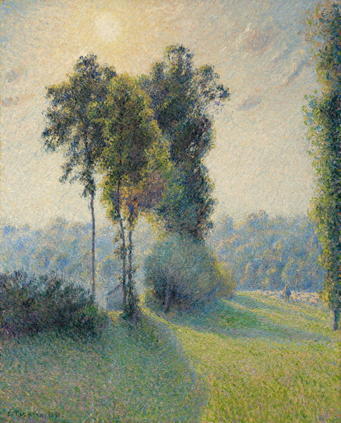 Landscape at Saint-Charles, near Gisors, Sunset, 1891 | McGaw Graphics