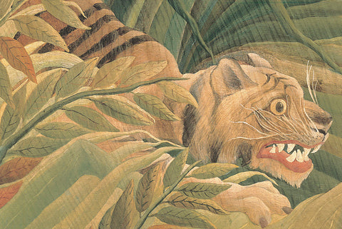 Detail from Tiger in a Tropical Storm (Surprised!), 1891 -  Henri Rousseau - McGaw Graphics