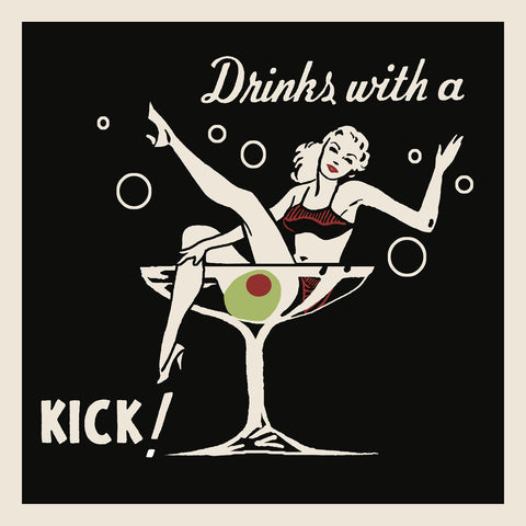 Drinks with a Kick -  Retro Series - McGaw Graphics