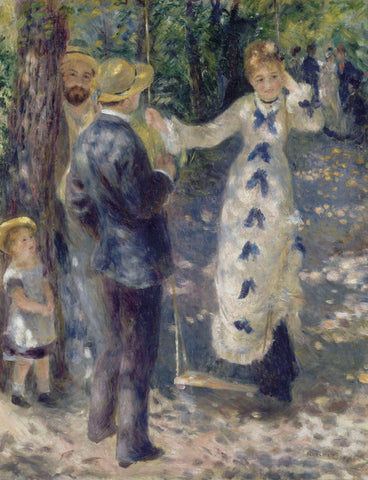 The Swing, 1876 -  Pierre-Auguste Renoir - McGaw Graphics