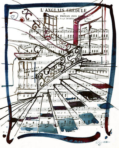Piano-steps -  Cyril Réguerre - McGaw Graphics