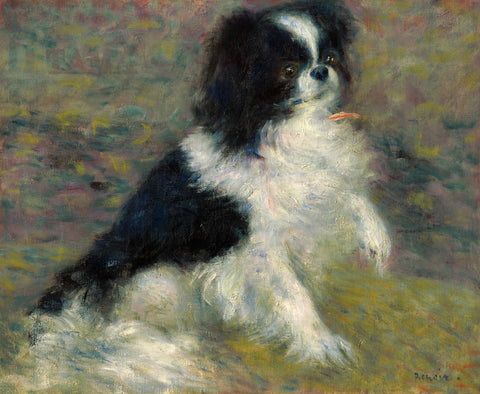 Tama, the Japanese Dog, c. 1876 -  Pierre-Auguste Renoir - McGaw Graphics