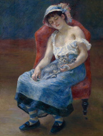 Sleeping Girl, 1880 -  Pierre-Auguste Renoir - McGaw Graphics