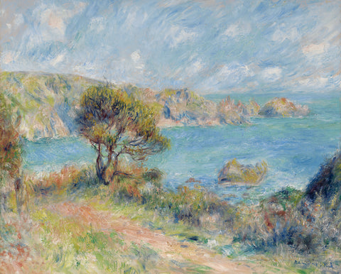 View at Guernsey, 1883 -  Pierre-Auguste Renoir - McGaw Graphics