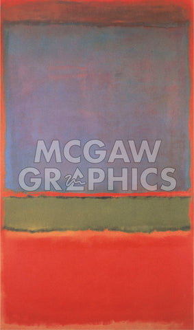 No. 6 (Violet, Green and Red), 1951 -  Mark Rothko - McGaw Graphics