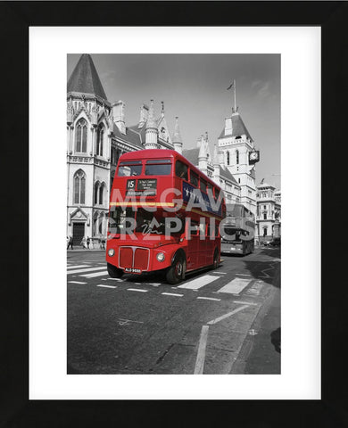 Red Bus London (Framed) -  Chris Bliss - McGaw Graphics