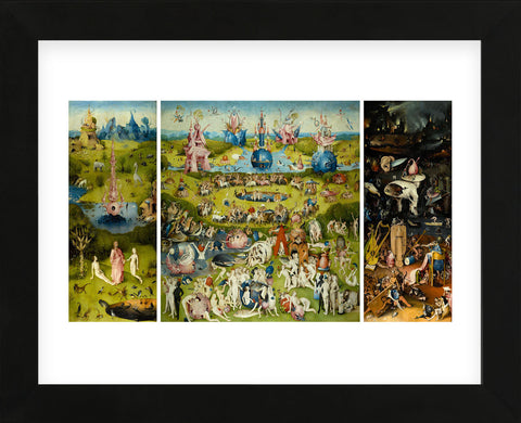 The Garden of Earthly Delights, 1490-1510 (Framed) -  Hieronymus Bosch - McGaw Graphics