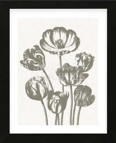 Tulips (Ivory & Burlap) (Framed) -  Botanical Series - McGaw Graphics