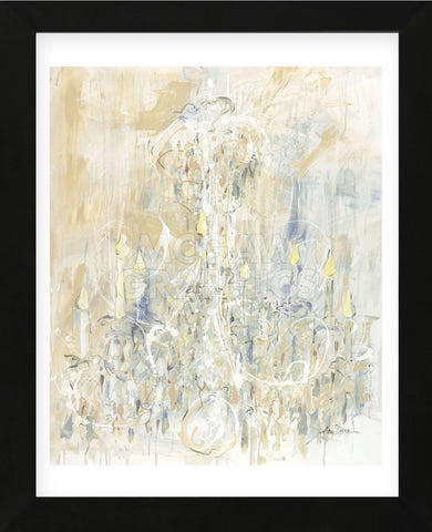Shades of White Chandelier (Framed) -  Amy Dixon - McGaw Graphics