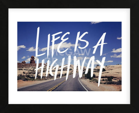 Life is a Highway (Framed) -  Leah Flores - McGaw Graphics