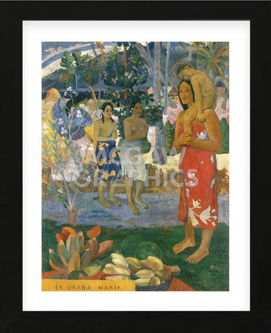 Ia Orana Maria (Hail Mary), 1891 (Framed) -  Paul Gauguin - McGaw Graphics