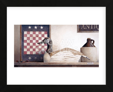 Checkers and Slats  (Framed) -  Ray Hendershot - McGaw Graphics
