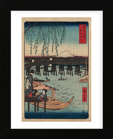 Ryogoku (Framed) -  Ando Hiroshige - McGaw Graphics