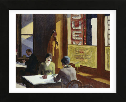 Chop Suey, 1929 (Framed) -  Edward Hopper - McGaw Graphics