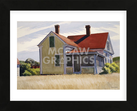 Marshall’s House, 1932 (Framed) -  Edward Hopper - McGaw Graphics