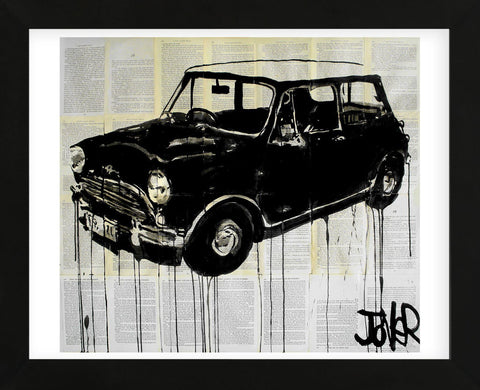 Retro Car (Framed) -  Loui Jover - McGaw Graphics