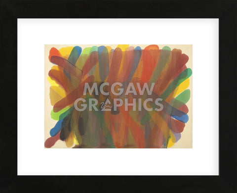 Number 99, 1959-1960 (Framed) -  Morris Louis - McGaw Graphics
