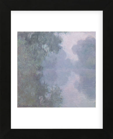 The Seine at Giverny, Morning Mists, 1897  (Framed) -  Claude Monet - McGaw Graphics
