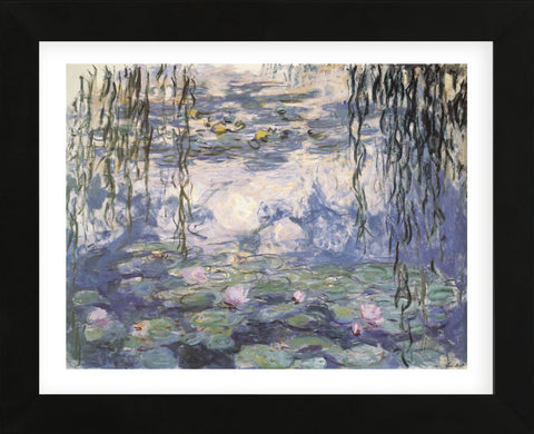 Water Lilies and Willow Branches  (Framed) -  Claude Monet - McGaw Graphics