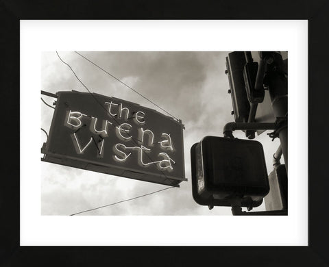 Buena Vista Sign #2  (Framed) -  Christian Peacock - McGaw Graphics