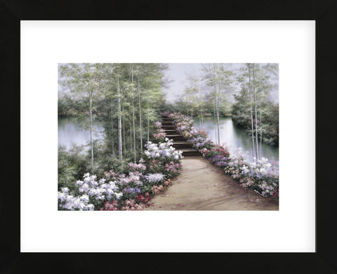 Bridge of Flowers  (Framed) -  Diane Romanello - McGaw Graphics