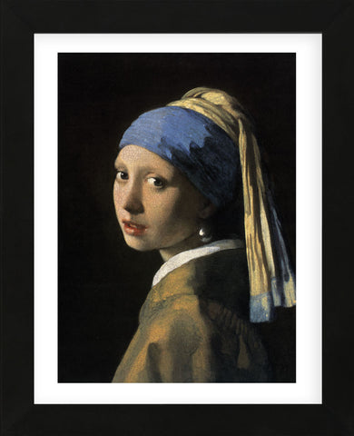 Girl with a Pearl Earring  (Framed) -  Jan Vermeer - McGaw Graphics