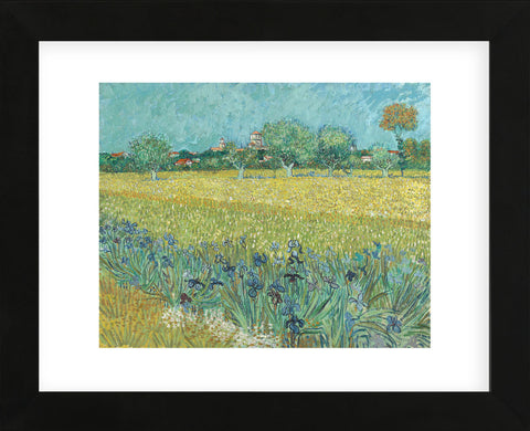 Field with Flowers Near Arles, 1888 (Framed) -  Vincent van Gogh - McGaw Graphics