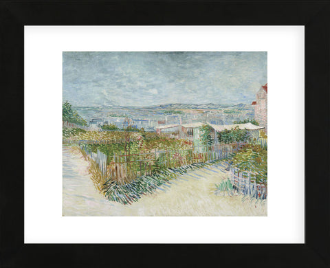Montmartre: Behind the Moulin de la Galette, 1887 (Framed) -  Vincent van Gogh - McGaw Graphics