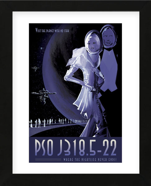 PSO J318.5-22 (Framed) | McGaw Graphics