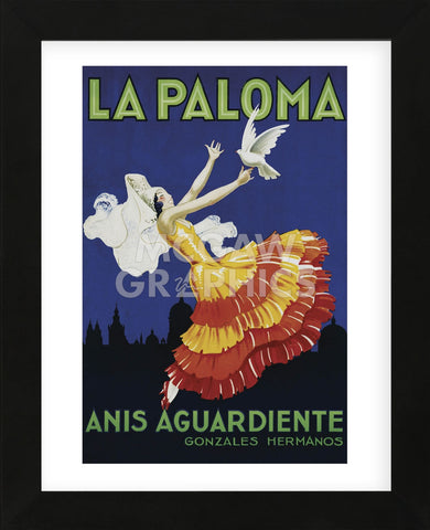 La Paloma (Framed) -  Vintage Poster - McGaw Graphics