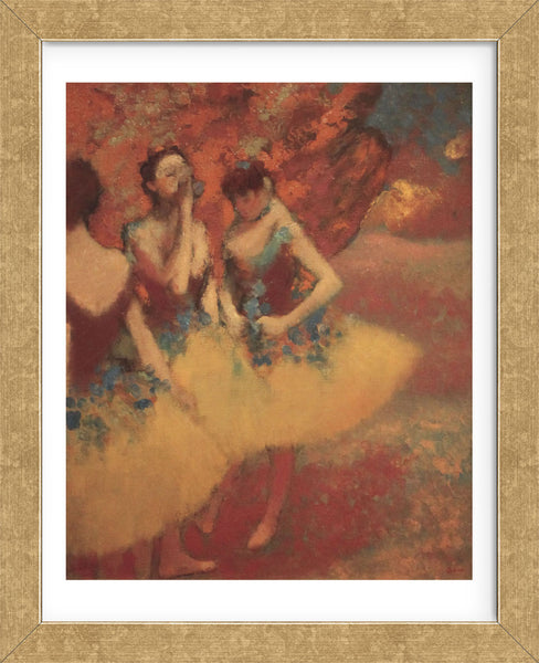 Three Dancers in Yellow Skirts, 1891 (Framed) | McGaw Graphics
