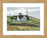 Hill and Houses, Cape Elizabeth, Maine, 1927  (Framed) -  Edward Hopper - McGaw Graphics
